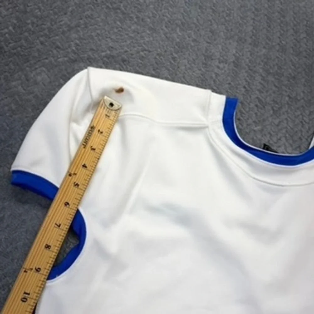 Nike Football Jersey Mens L White Royal Blue AO4800-108 Team Engineered NWT Spot